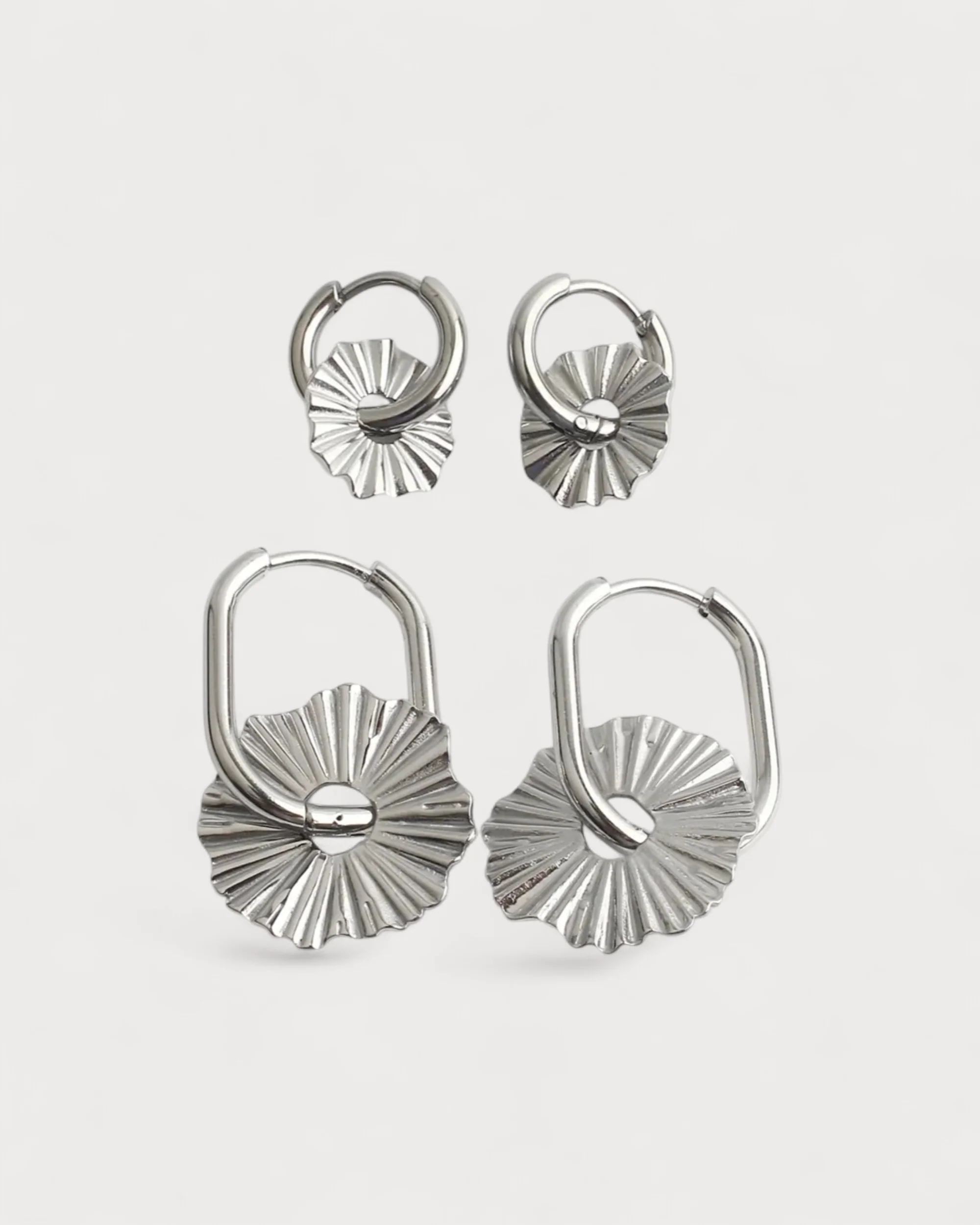 Loya - Boucles d'oreilles - Acier inoxydable - Image 8