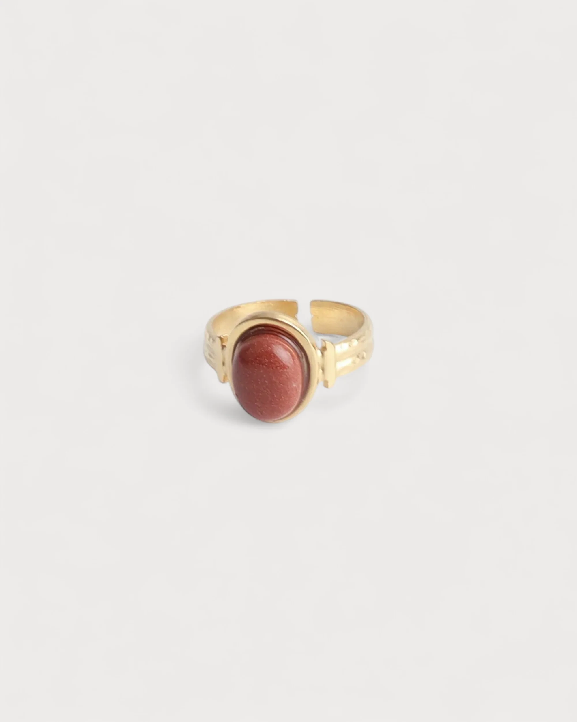 Mégane - Bague - Pierre naturelle - Acier inoxydable - Ajustable - Image 18