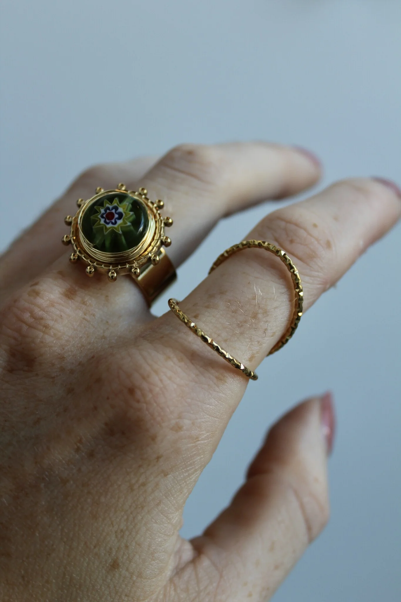 Mette - Bague - Acier inoxydable - Ajustable - Image 2