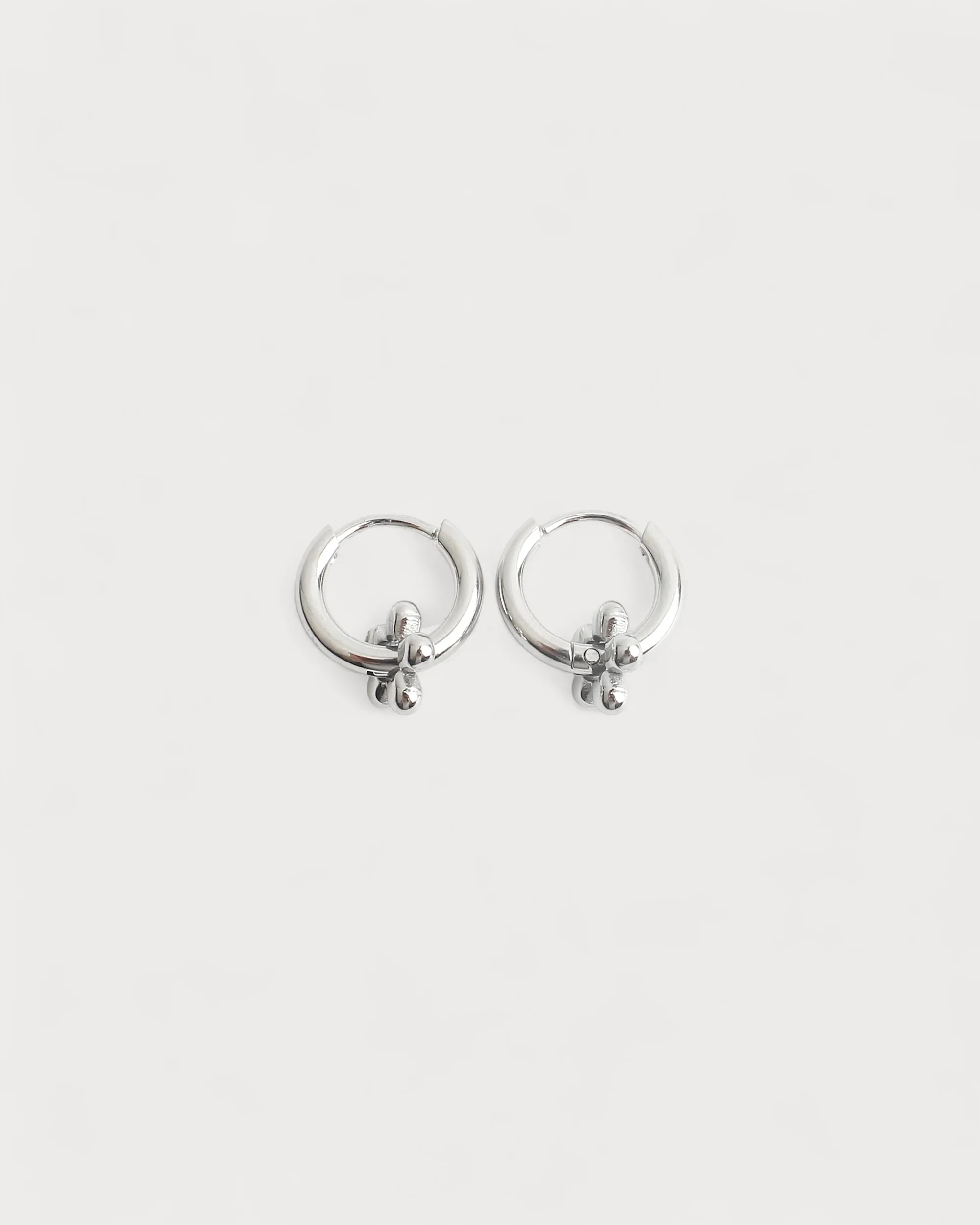Mini fleur - Boucles d'oreilles - Acier inoxydable - Image 3