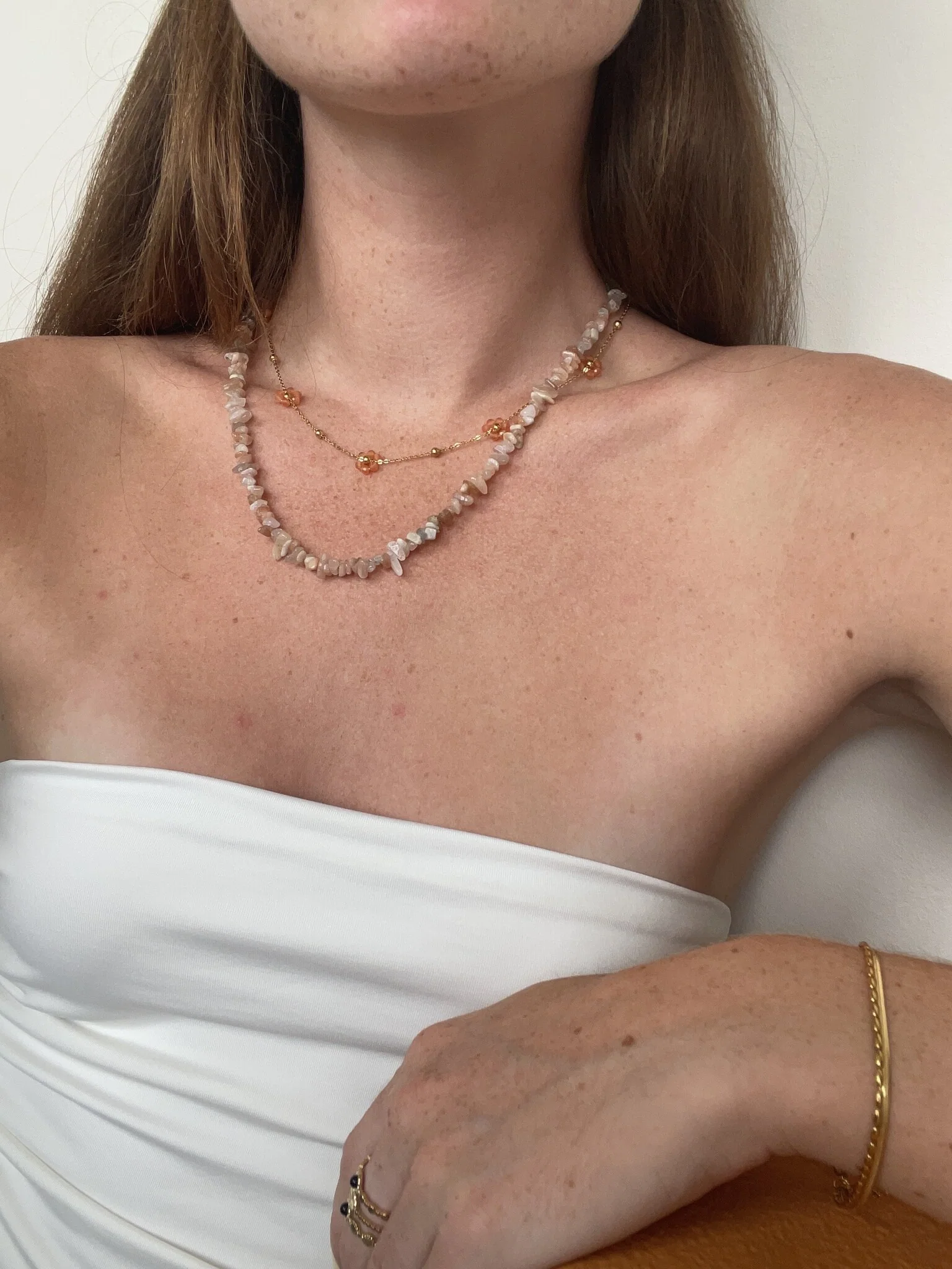 Minimaliste - Bracelet - 2 couches - Acier inoxydable - Image 4