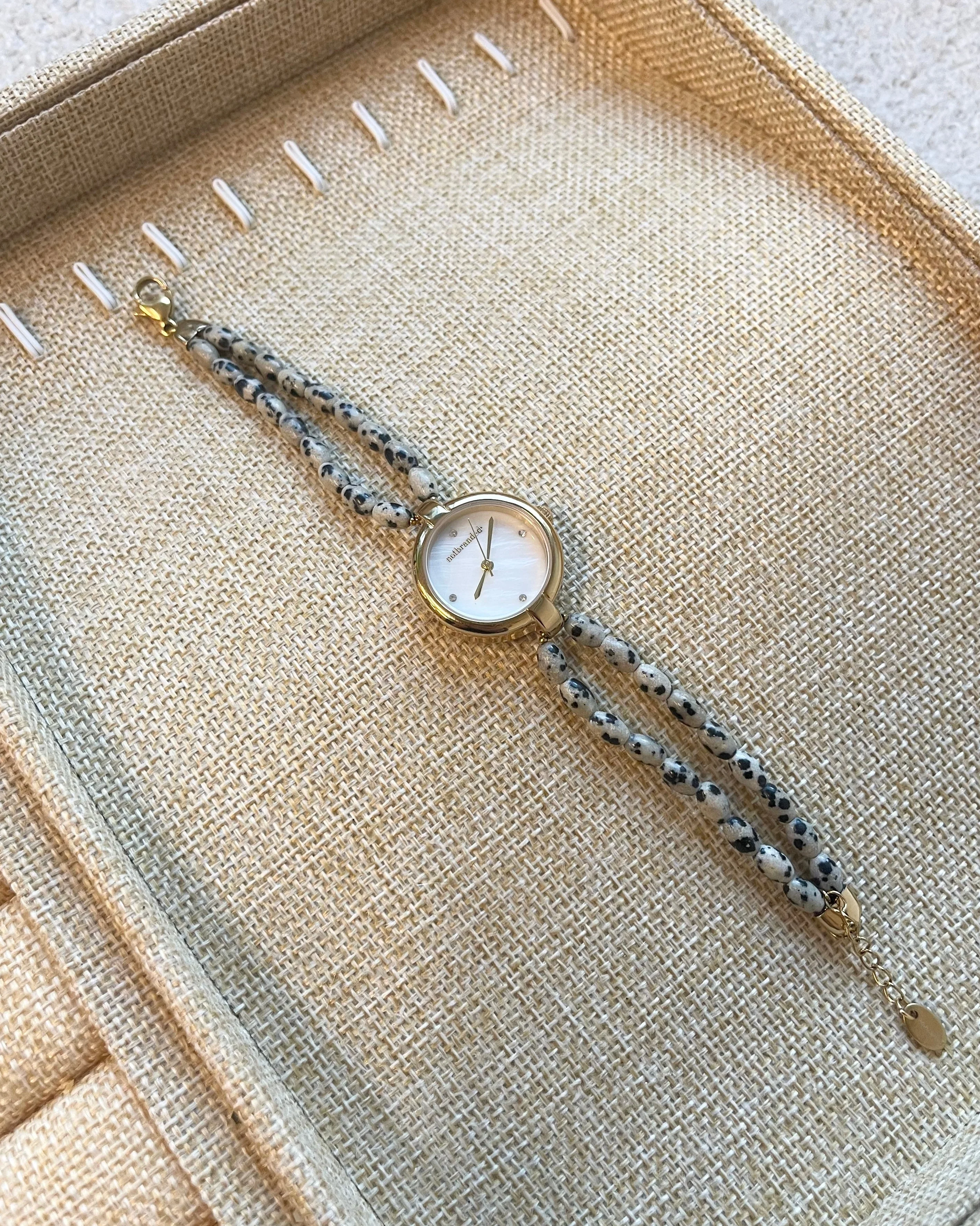Noelia - Montre – Pierre naturelle - Acier inoxydable - Image 4