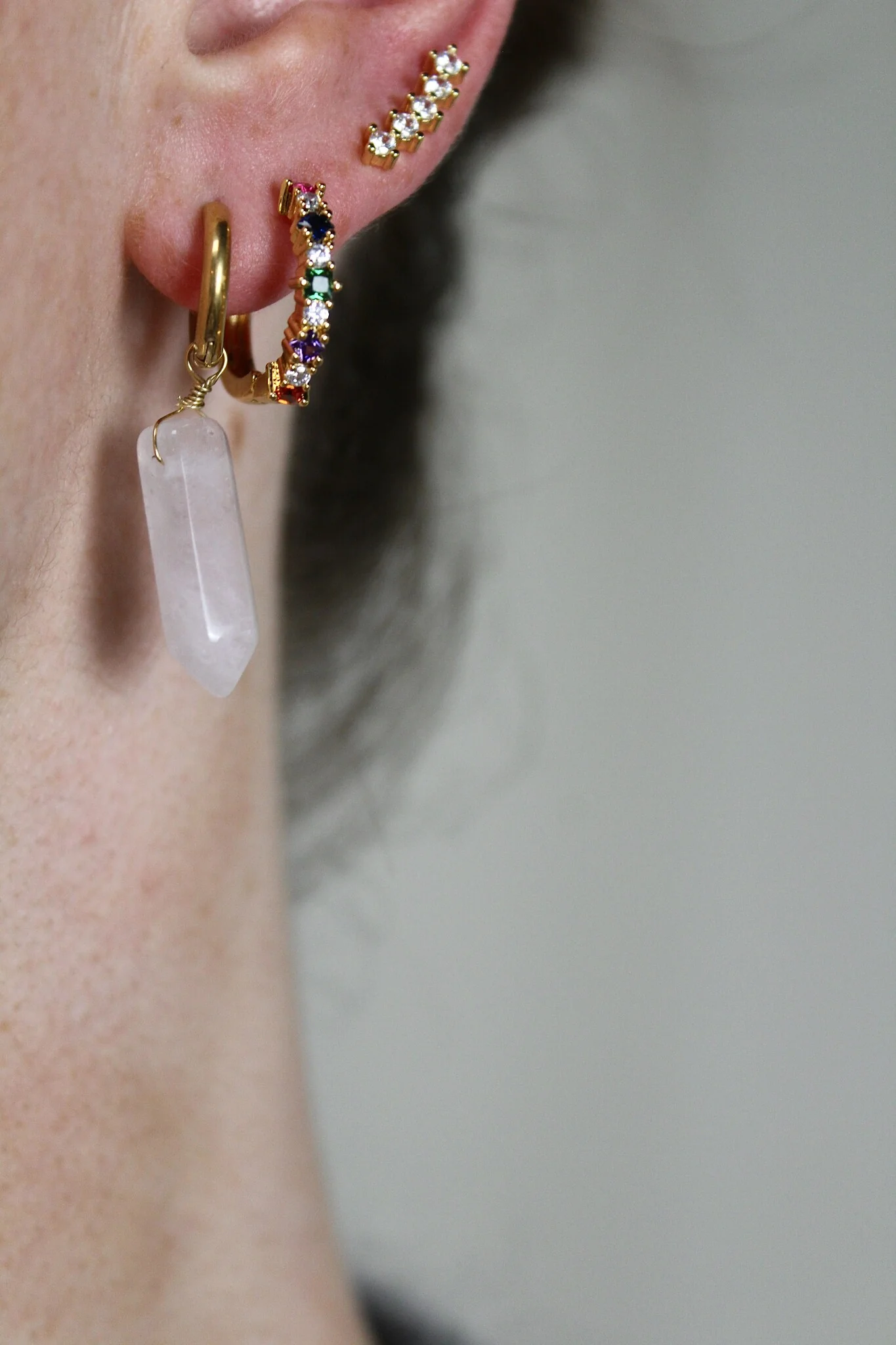 Fête - Clous - Boucles d'oreilles - Acier inoxydable - Image 4