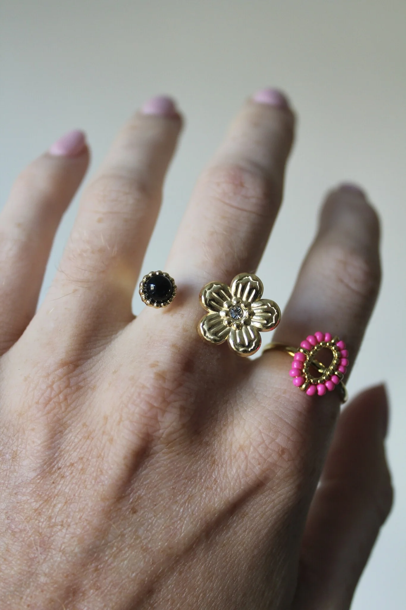 Flox - Bague - Acier inoxydable - Ajustable - Image 4