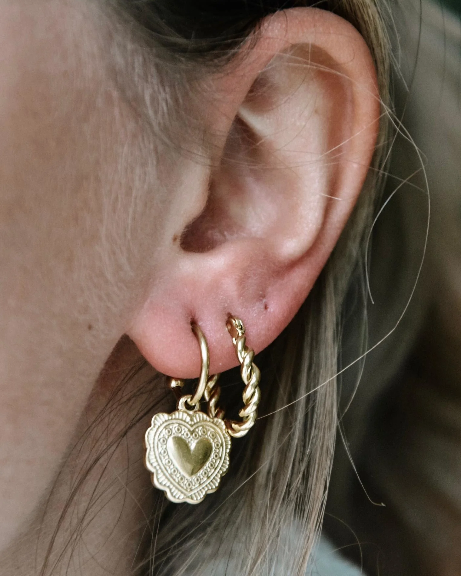 Rosalie - Boucles d'oreilles - Acier inoxydable - Image 2