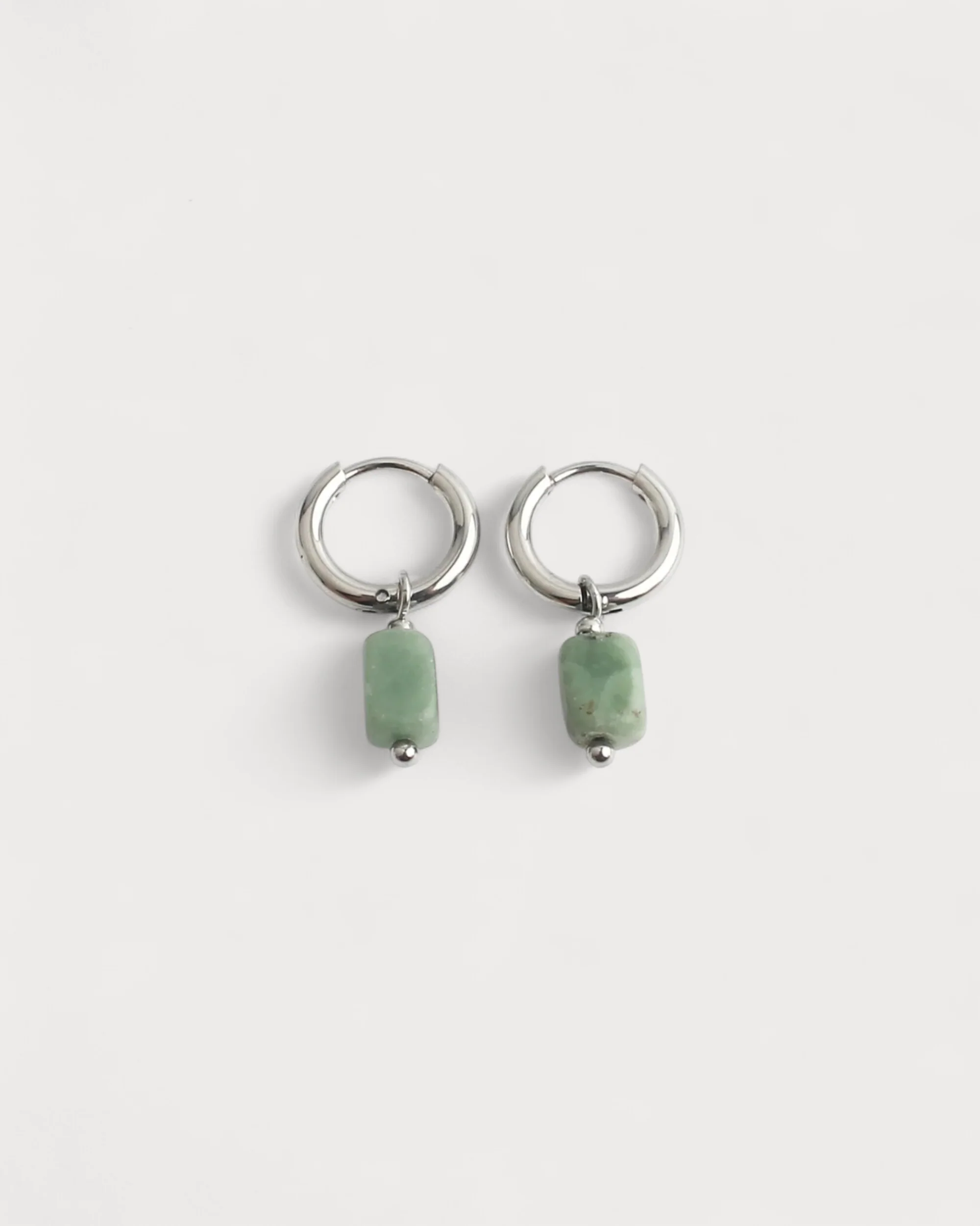 Sara - Boucles d'oreilles - Pierre naturelle - Acier inoxydable - Image 3