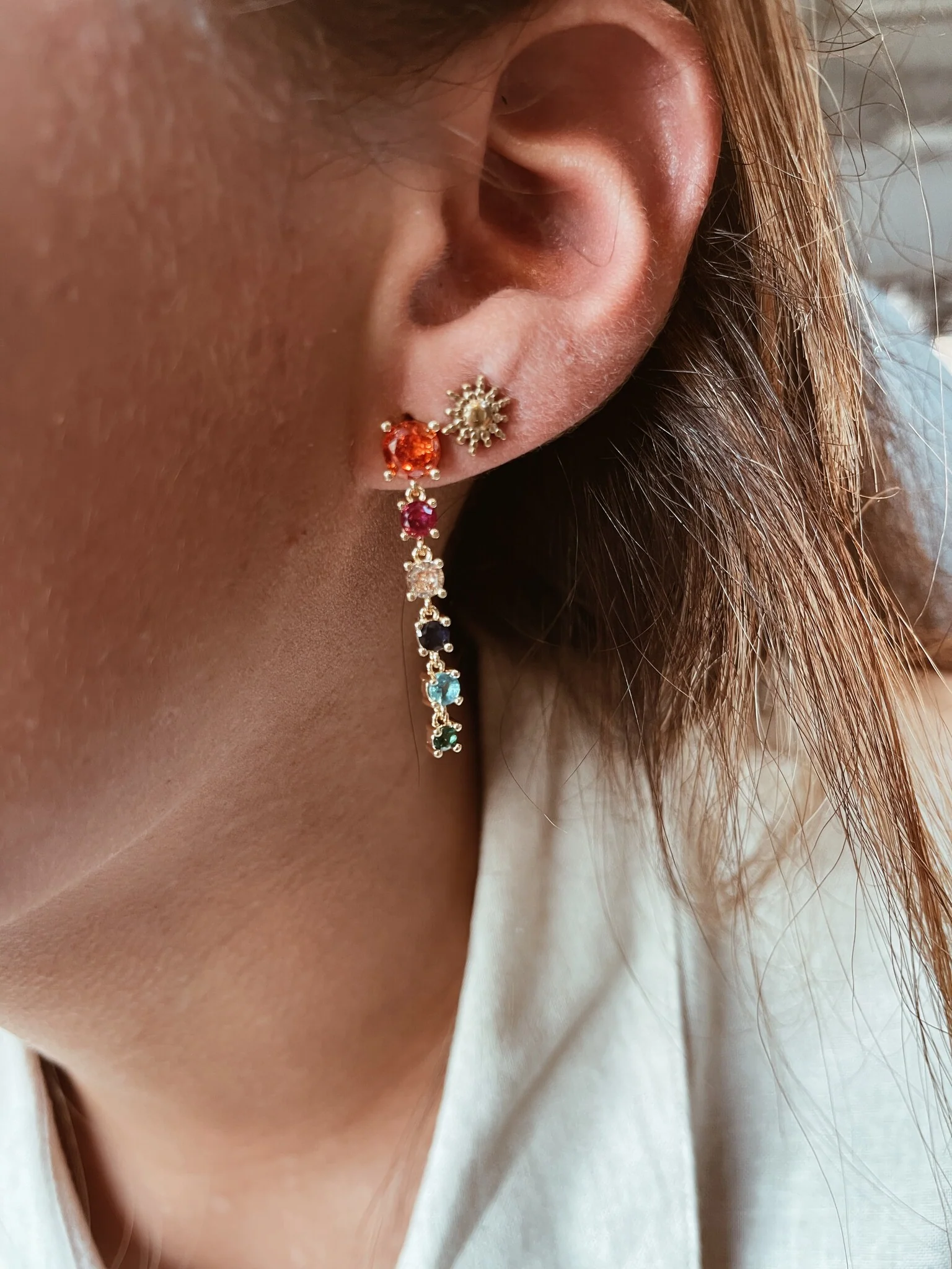 Shine - Stud - Boucles d'oreilles - Acier inoxydable - Image 2