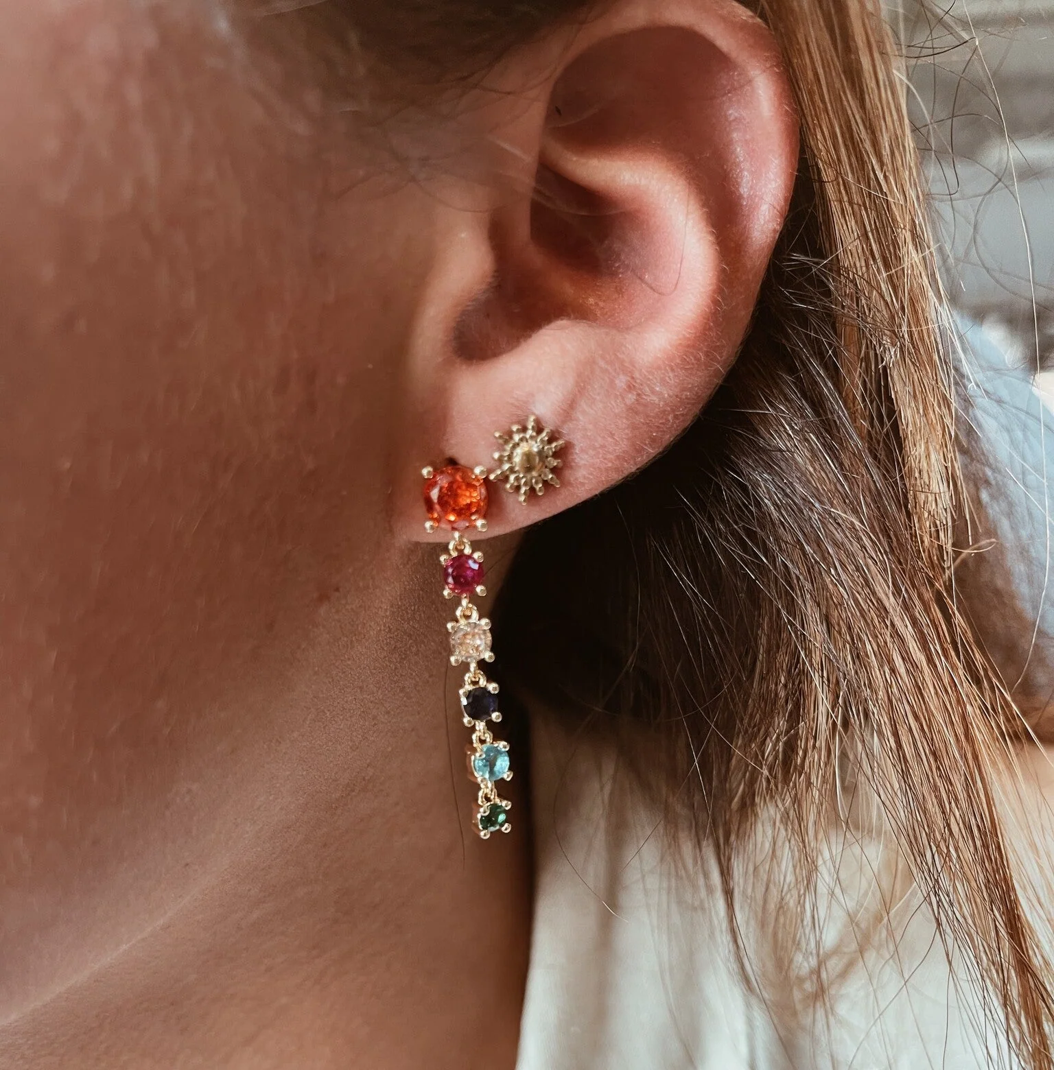 Shine - Stud - Boucles d'oreilles - Acier inoxydable - Image 4
