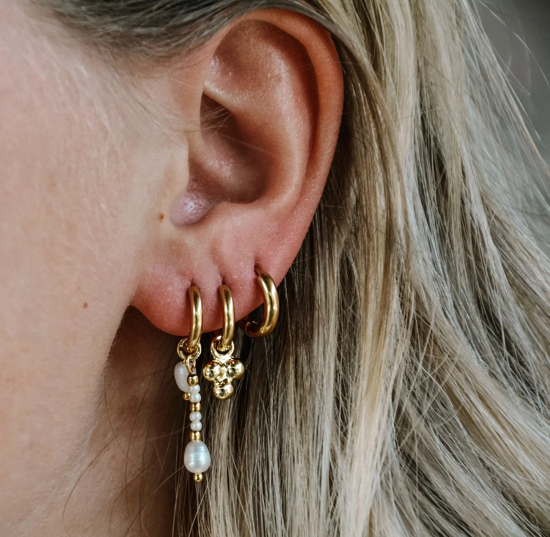 Simplicité charms - Boucles d'oreilles - Acier inoxydable - Image 2