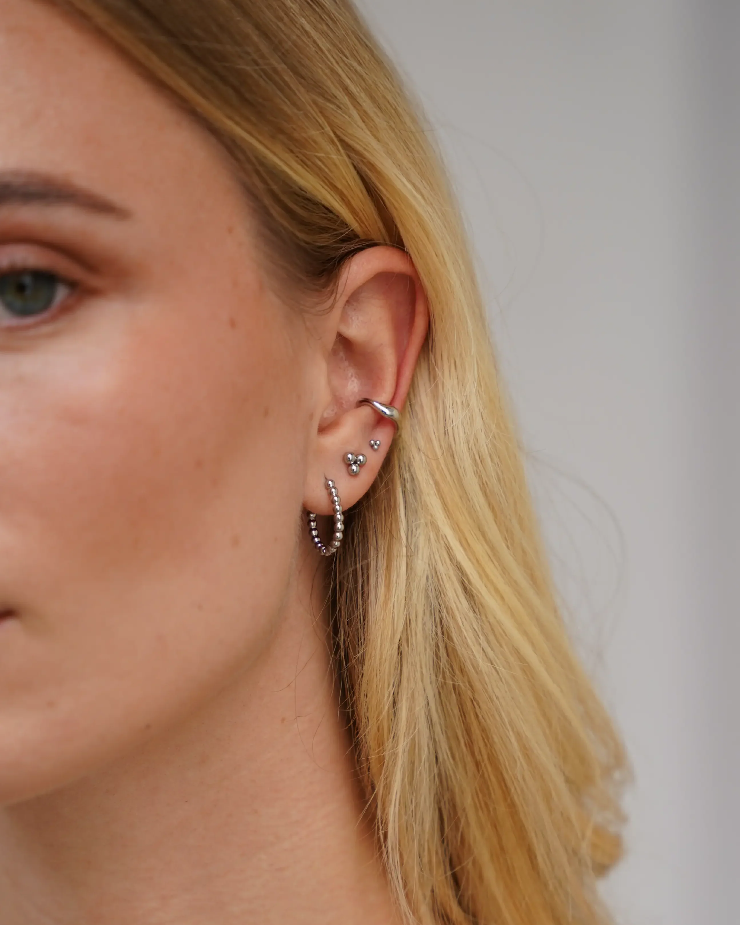 Simplicité - Boucles d'oreilles - Boucles d'oreilles - Acier inoxydable - Image 4