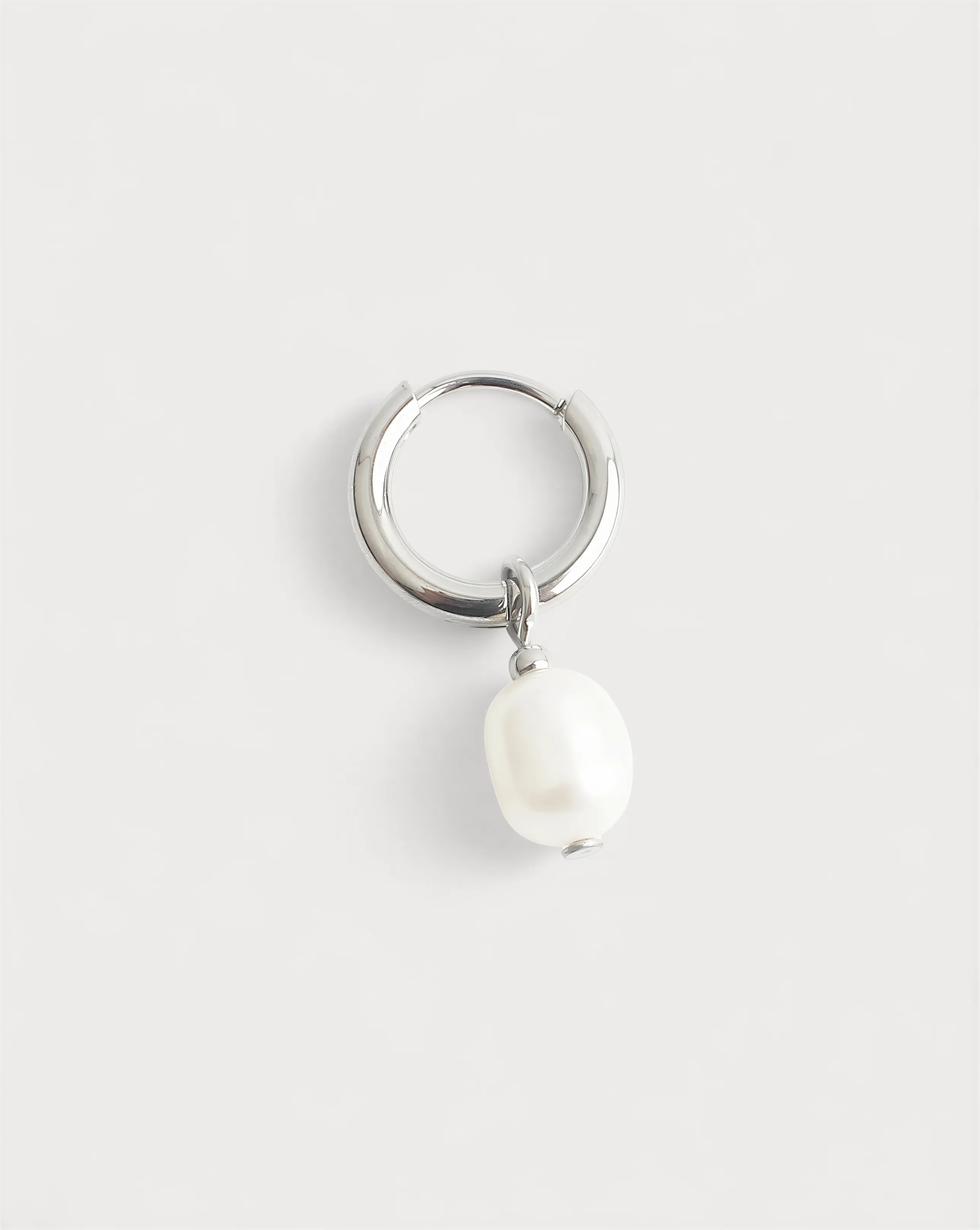 Petite perle - Boucle d'oreille - Acier inoxydable - Image 3