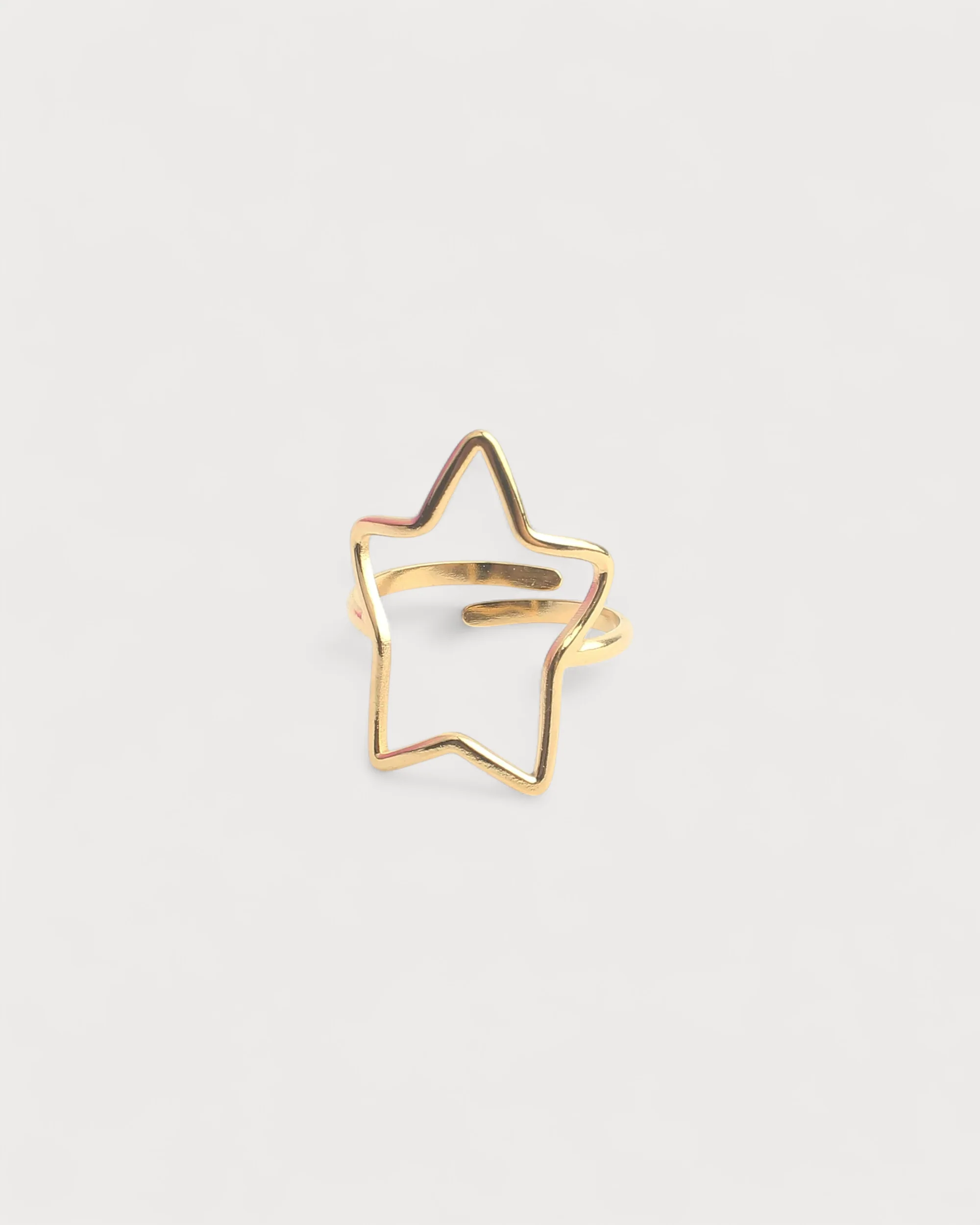 Étoile - Bague - Acier inoxydable