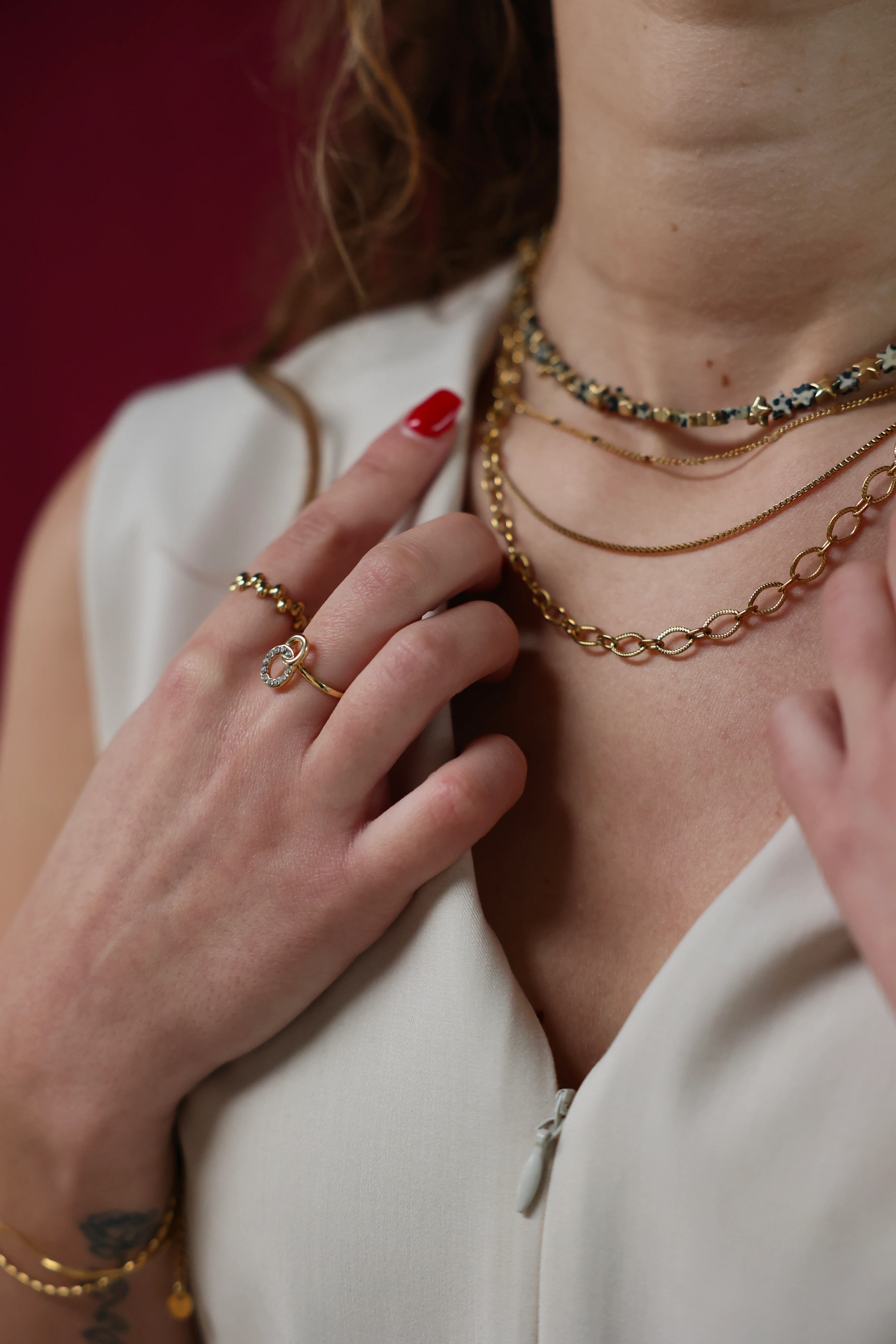Stargazing - Collier - Pierre naturelle - Acier inoxydable - Image 12