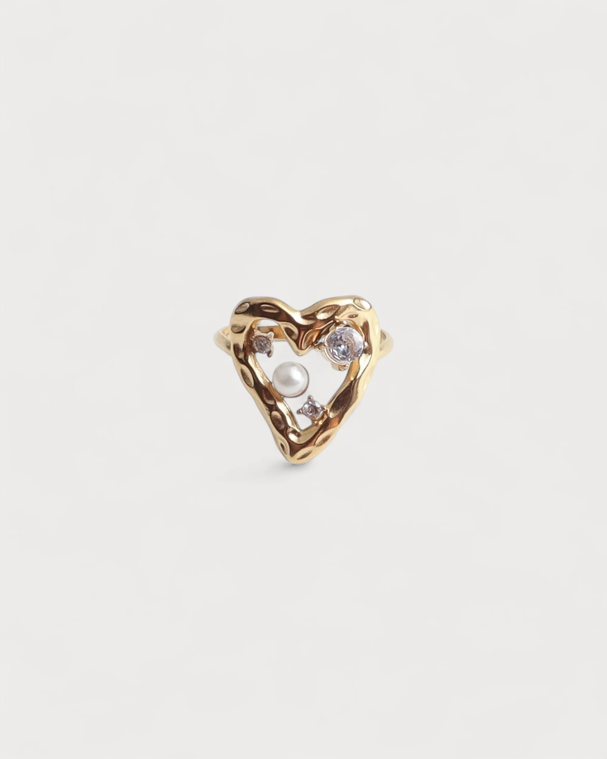 Theodora - Bague - Acier inoxydable - Ajustable