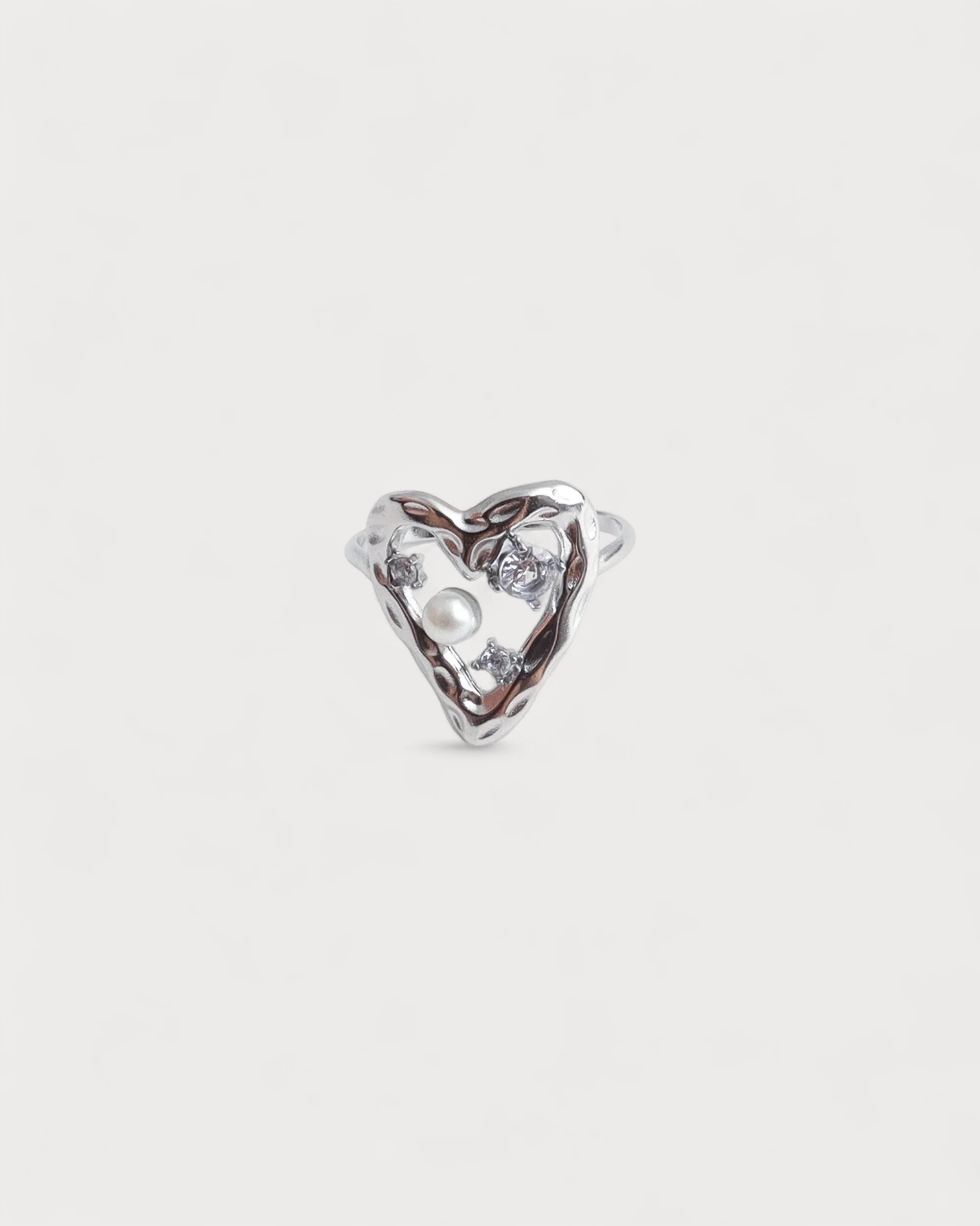 Theodora - Bague - Acier inoxydable - Ajustable - Image 3