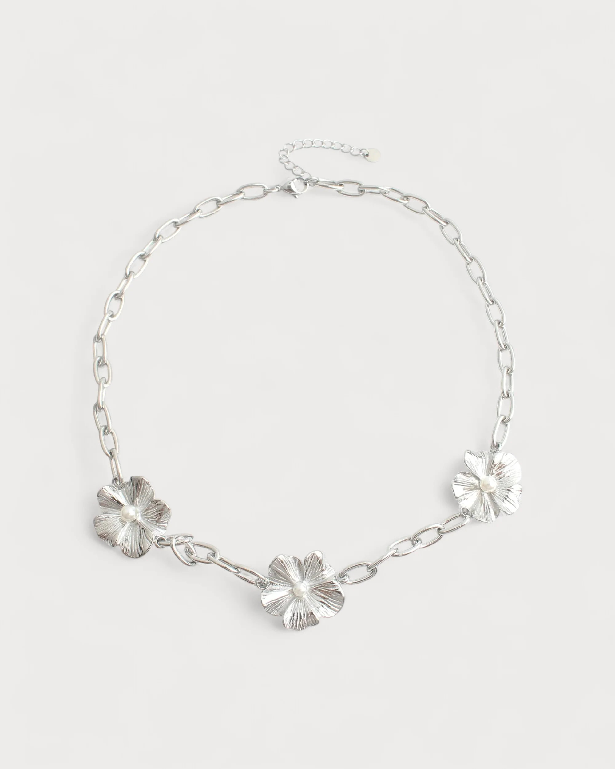 Three Flowers - Collier - Acier inoxydable - Image 3
