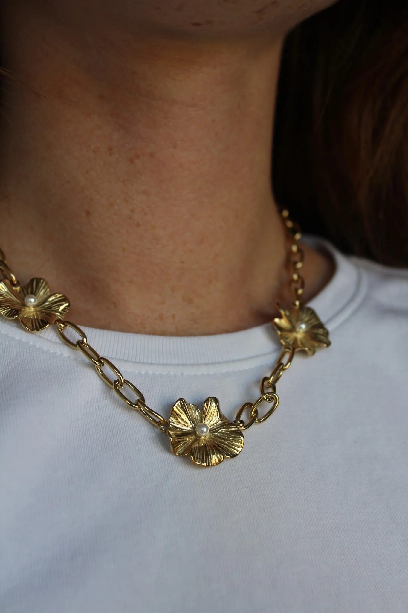 Three Flowers - Collier - Acier inoxydable - Image 4