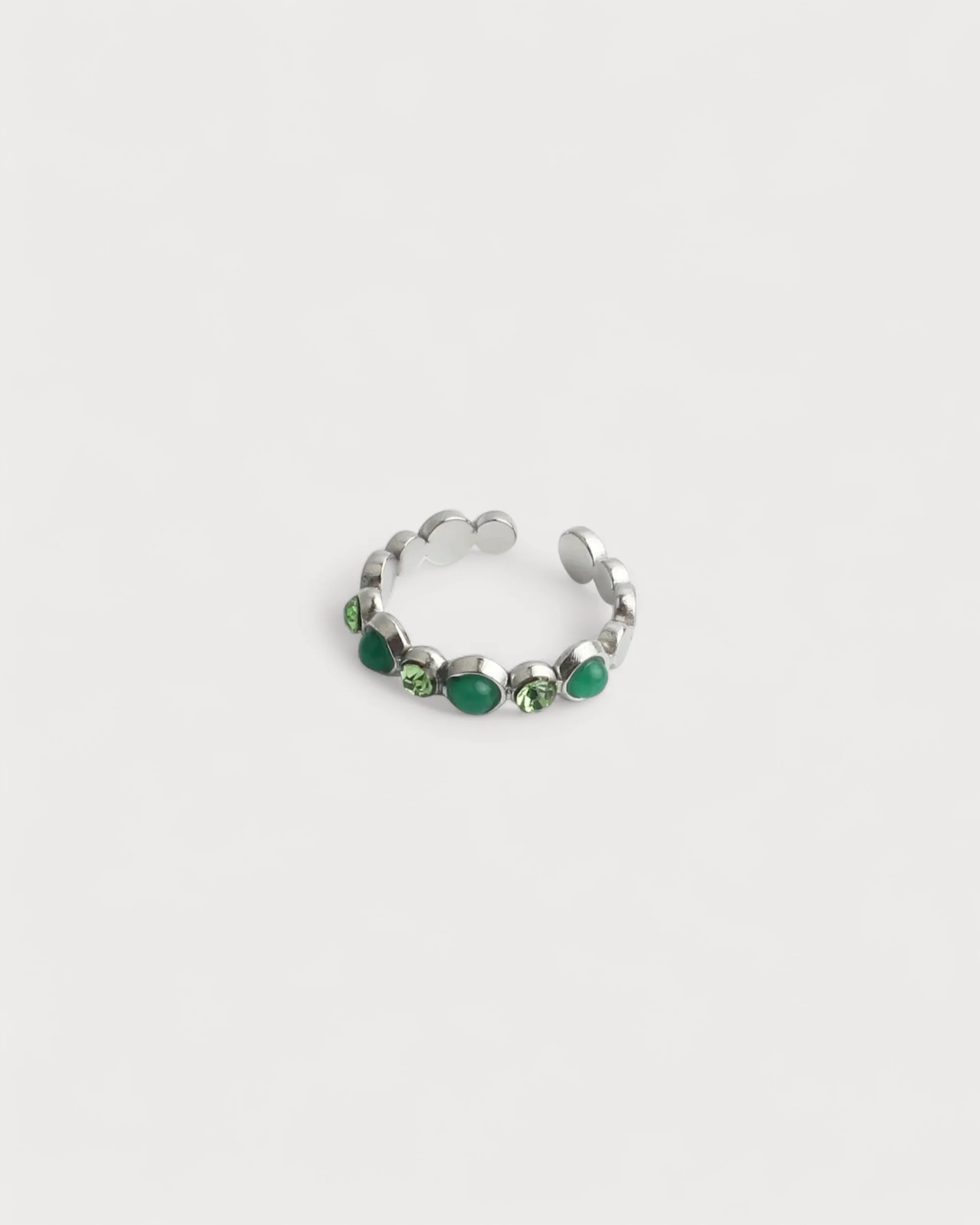Tiana - Bague - Acier inoxydable - Ajustable - Image 4