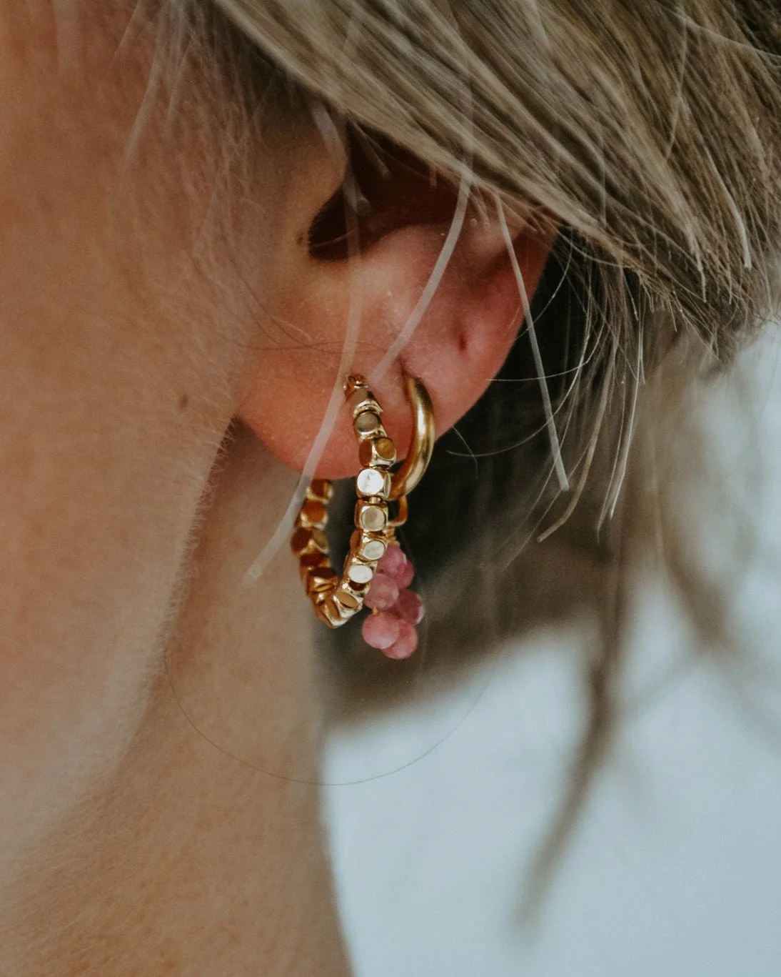 Tiny Flower - Boucles d'oreilles - Acier inoxydable - Image 6