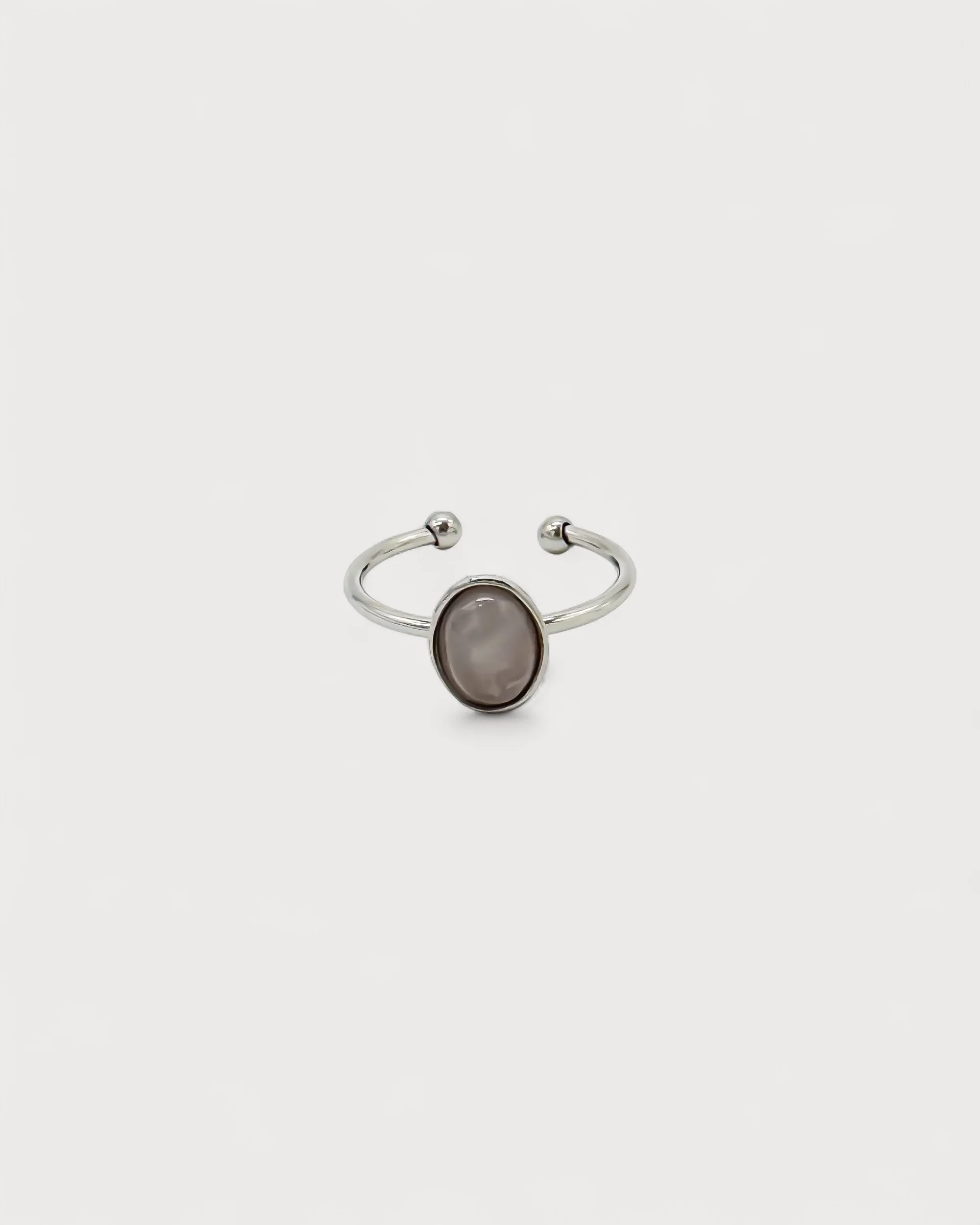 Vive - Bague - Pierre naturelle - Acier inoxydable - Ajustable - Image 17
