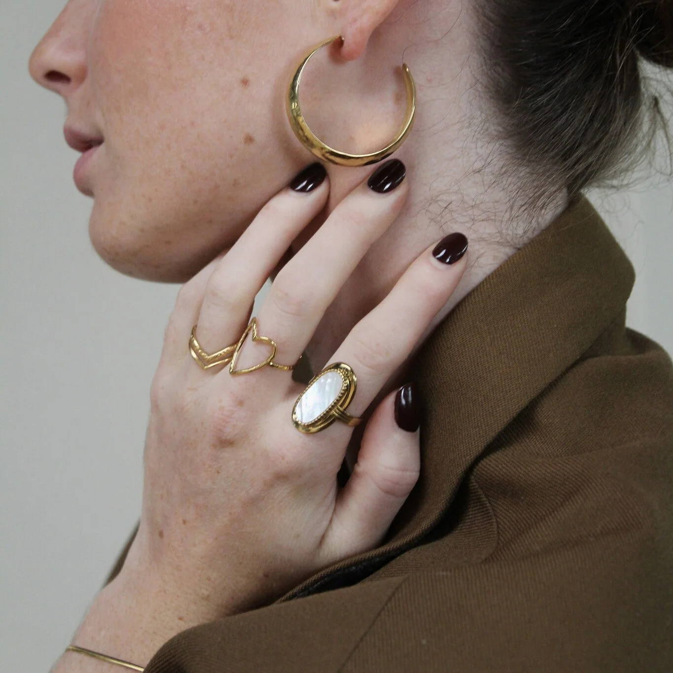 Yuna - Bague - Acier inoxydable - Ajustable - Image 2