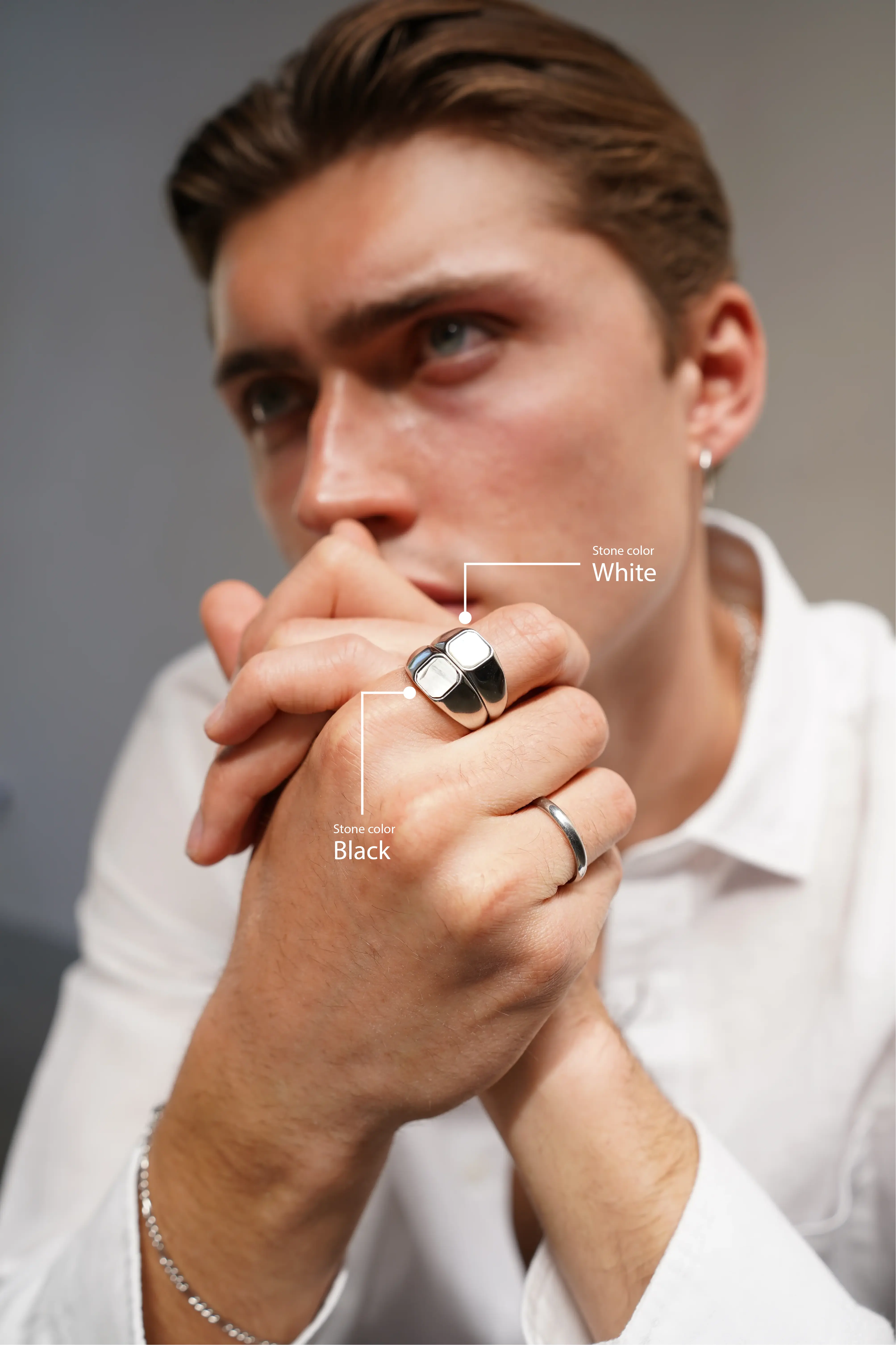 Zion - Bague - Acier inoxydable - Image 3